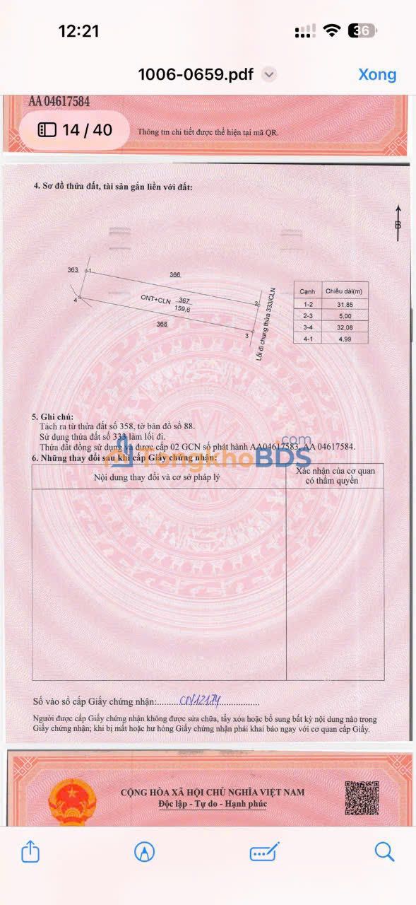 Đất nền Trung Mỹ Phúc Yên 156m² 1.1 tỷ - Sổ đỏ chính chủ