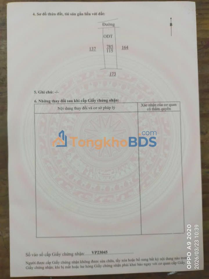 Đất nền Nam Giang 115m² giá thỏa thuận - Đất thổ cư