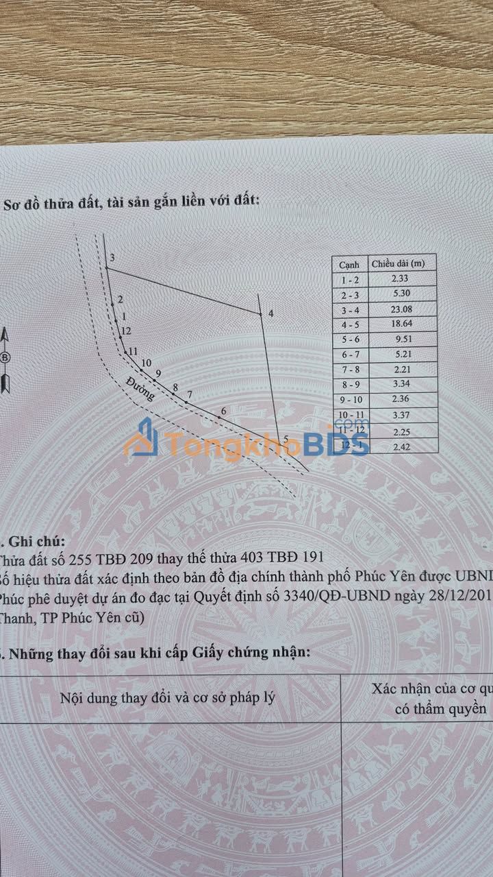 Bán Đất Lô Góc 338m² Phường Xuân Hòa, Vĩnh Phúc - Giá Đầu Tư 3.38 Tỷ