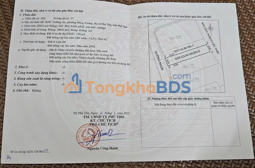 Đất nền Gia Cẩm 200m² 2 tỷ - Sổ đỏ chính chủ