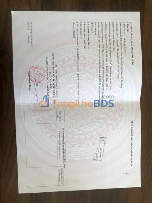 Đất nền Lục Ngạn 159m² - Sổ đỏ chính chủ, sát QL31