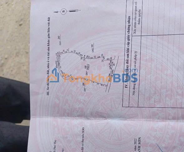 Đất nền Xã Thục Luyện Thanh Sơn 1.800m² 2 tỷ - Đất thổ cư 100%