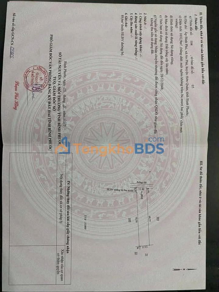 Đất vườn Phước An Hớn Quản 360m² 300 triệu - Nghỉ dưỡng lý tưởng