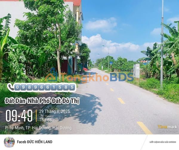 Đất nền KĐT Thiên Phú Tứ Minh 60m² - Đường to ô tô