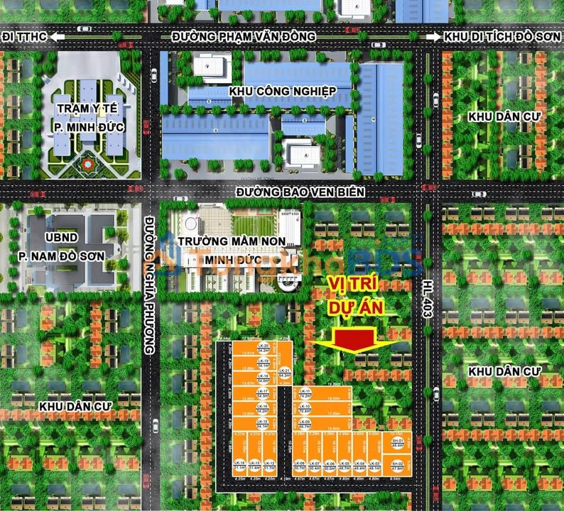 Đất nền 403 Minh Đức Đồ Sơn 54m² 1 tỷ - Sổ đỏ chính chủ