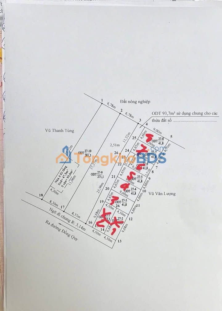 Đất nền Đồng Tử 3 Hải Phòng 41-45m² 9xx triệu - Sổ đỏ chính chủ