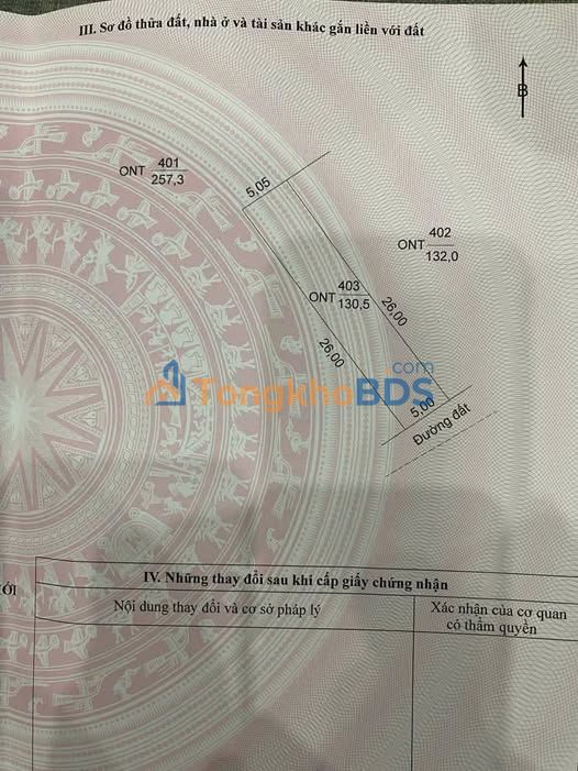 Bán Nền Thổ Cư 130m² Xã Tấn Mỹ, Chợ Mới - Giá 220 Triệu