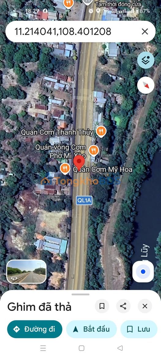 Đất nền QL1A Lương Sơn 130m² 850 triệu - Thổ cư 100%