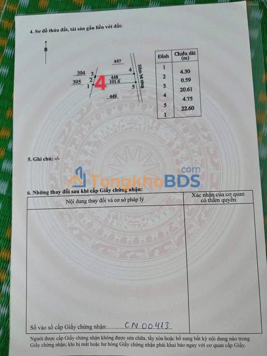 Đất thổ cư 101m² Phong Nẫm, Phan Thiết - Sổ hồng sẵn, giá 750 triệu