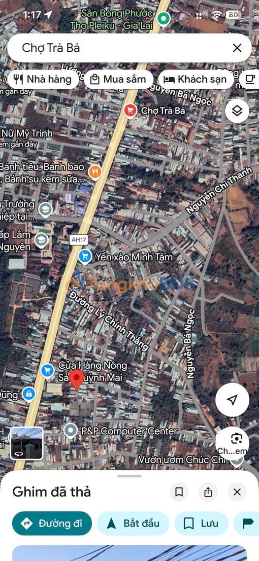 Đất nền Pleiku Trường Chinh 108m2 700 triệu - Sổ đỏ chính chủ