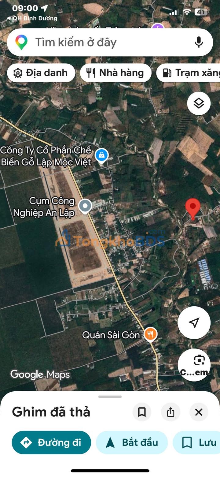 Đất Xã Long Nguyên, Bàu Bàng 880m² - Sổ Hồng Thổ Cư, Giá Đầu Tư 1.3 Tỷ