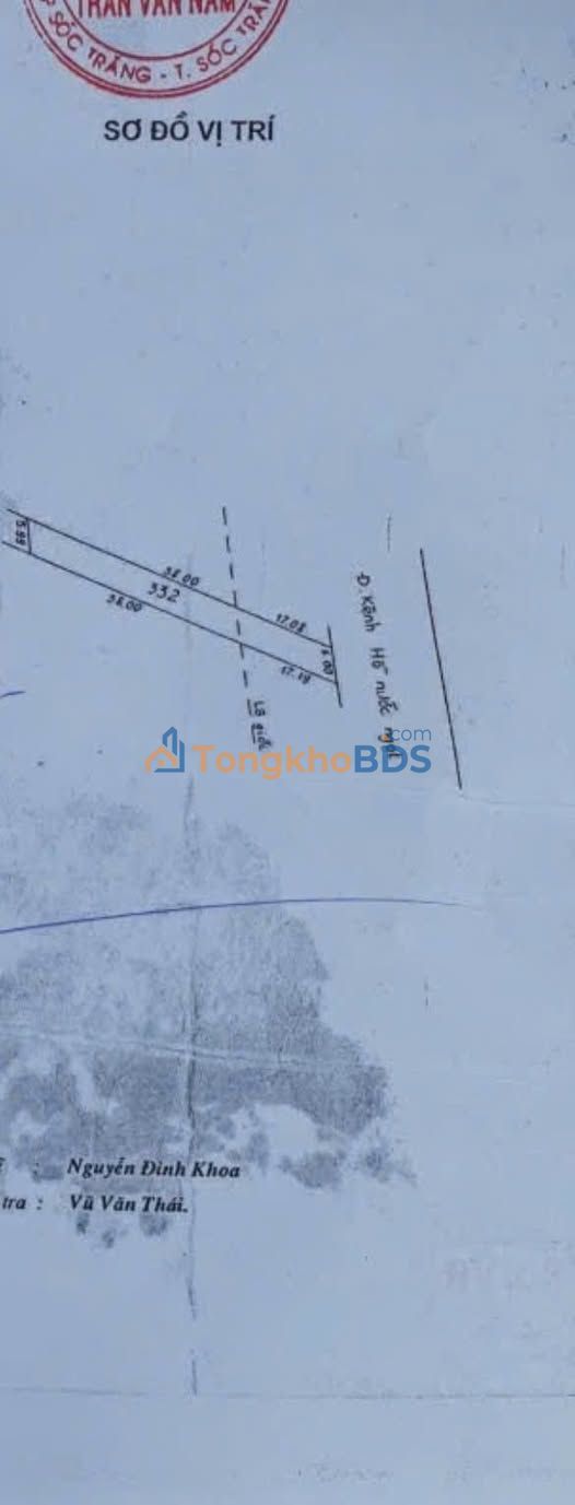 Đất Vườn 318m² Đường Hô Nước Ngọt, Bạc Liêu - Sổ Đỏ Vuông Vắn, Giá Tốt