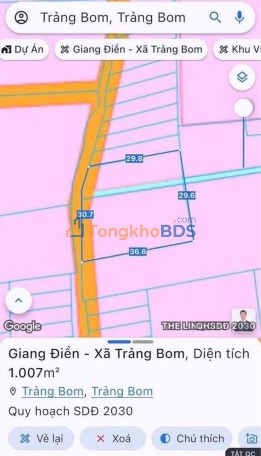 Bán Gấp Đất Vàng Trảng Bom 3600m² - Sổ Hồng Thổ Cư Sẵn Sàng