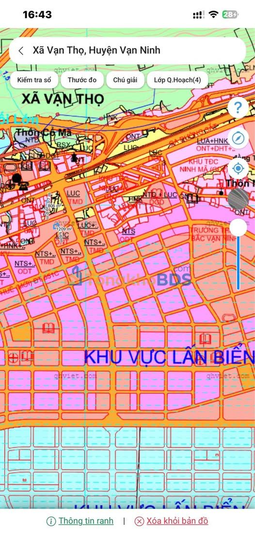 Đất nền Đại Lãnh 801m² - Sổ đỏ chính chủ