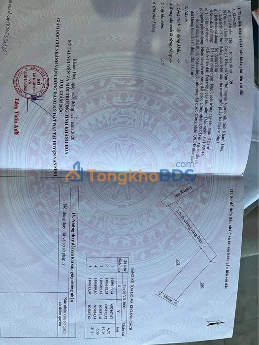 Đất Vạn Phú Vạn Ninh 131m² 700tr - Sổ đỏ chính chủ