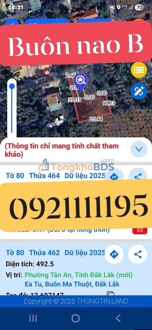 Đất Vàng Đăk Nông: 500m² Sổ Hồng Riêng, Có Nhà Kiên Cố Tại Tân An, Gia Nghĩa