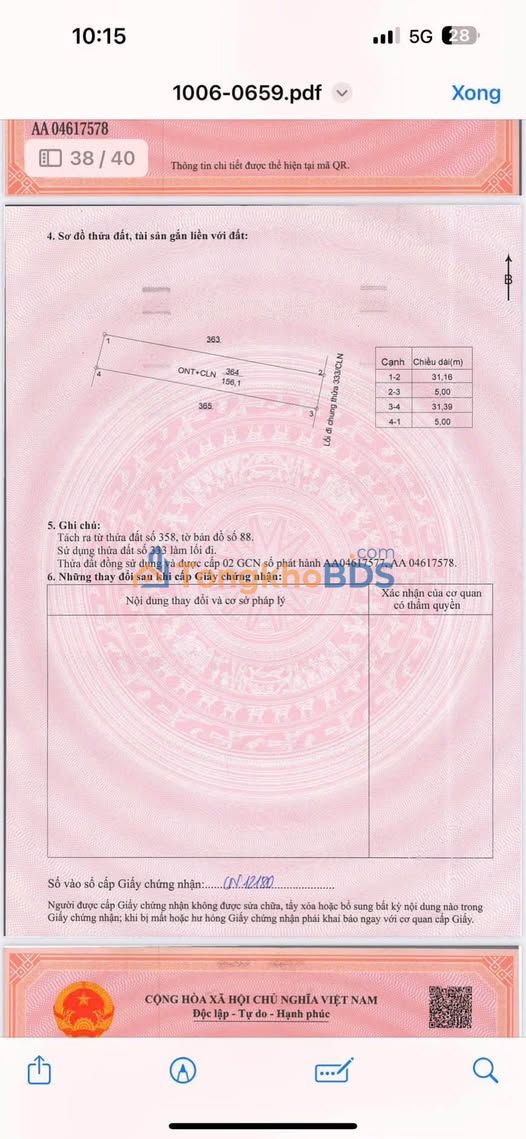 Đất Nền Tam Thành, Vĩnh Phúc 156m² - Sổ Đỏ Sẵn, Giá Đầu Tư