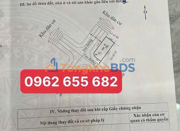 Đất nền góc 2 mặt tiền Mộc Châu - 138m² full thổ cư, cạnh Tòa Đông Dương