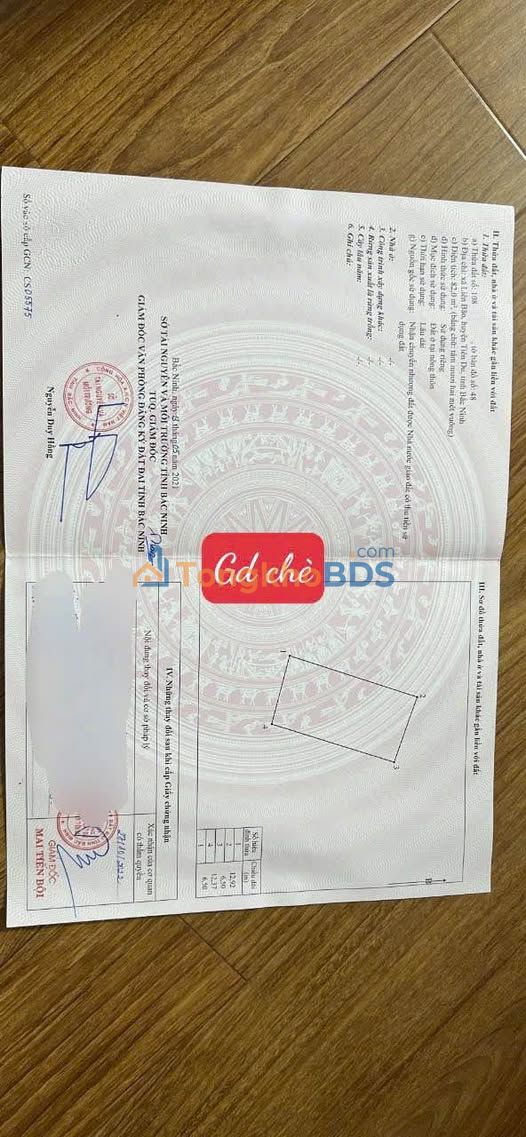 Đất nền Từ Sơn 108m² 4 tỷ - Sổ đỏ chính chủ