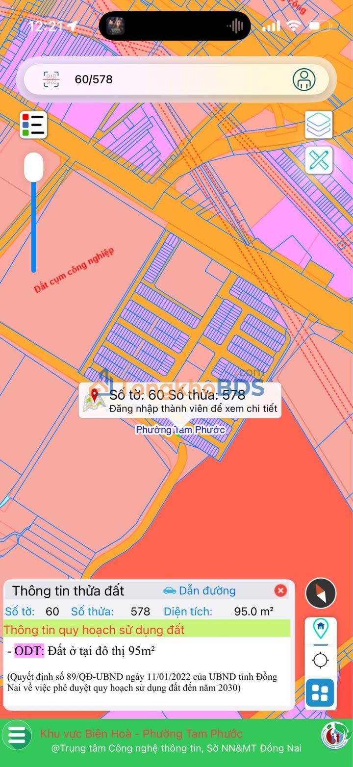 Đất Phước Thái 95m² 1.59 tỷ - Sổ đỏ chính chủ