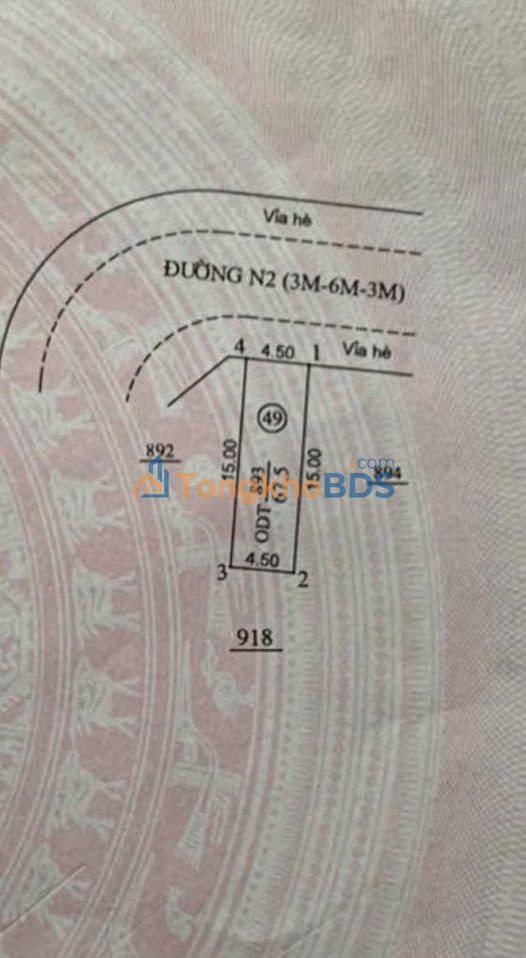 Bán đất KDC An Phú, Thủ Dầu Một - 68m², SHR, Đường 6m