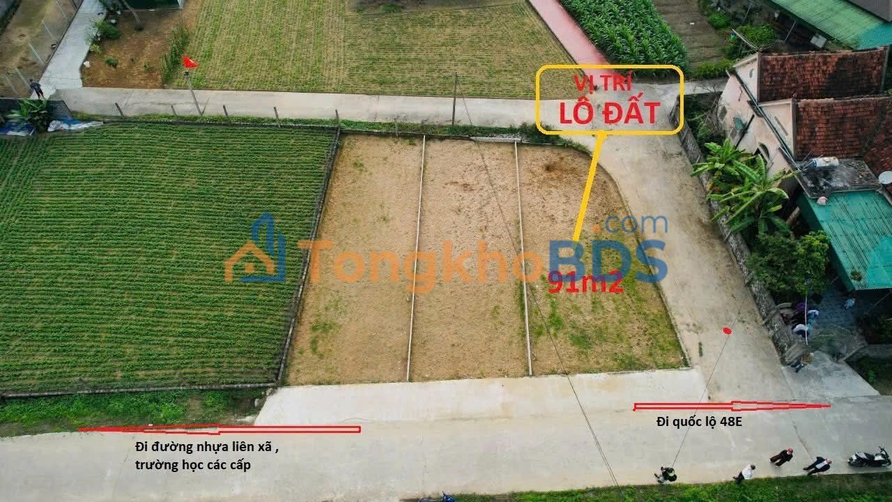 Đất Nền Nghi Trường, Vinh 91m² - Mặt Tiền Rộng, Sẵn Sổ Hồng