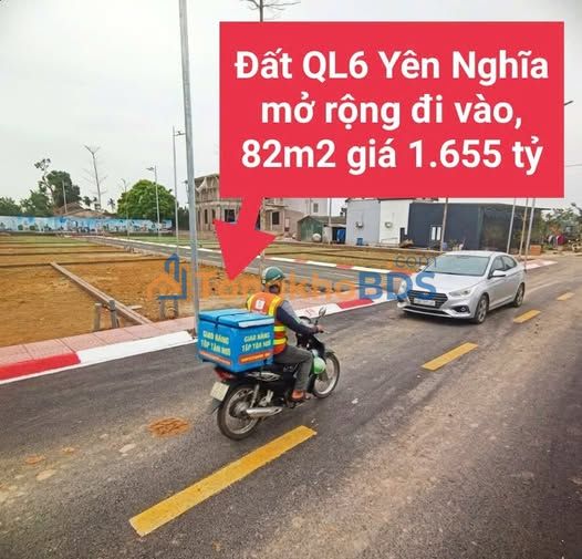 Đất QL6 Yên Nghĩa 82m² 1.655 tỷ - Sổ đỏ chính chủ