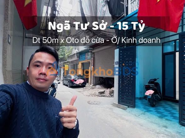 Nhà 50m² Ngã Tư Sở, 15 tỷ - Oto Đỗ Cửa, Kinh Doanh Đa Ngành