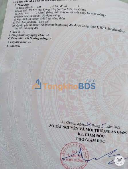 Đất nền Mỹ Hội Đông 76m² 300 triệu - Sổ đỏ chính chủ