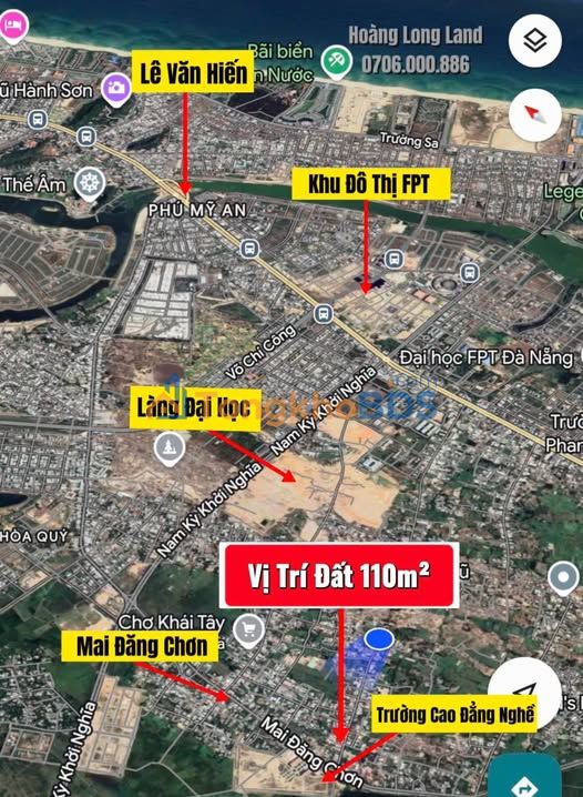 Đất nền KDC Thị An Đà Nẵng 110m² - Sổ đỏ chính chủ