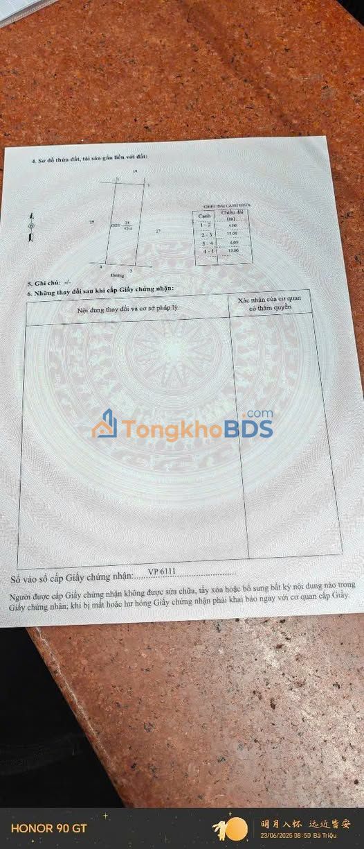 Nhà mặt đường Đinh Tiên Hoàng 52m2 3.5 tỷ - Ô tô vào nhà