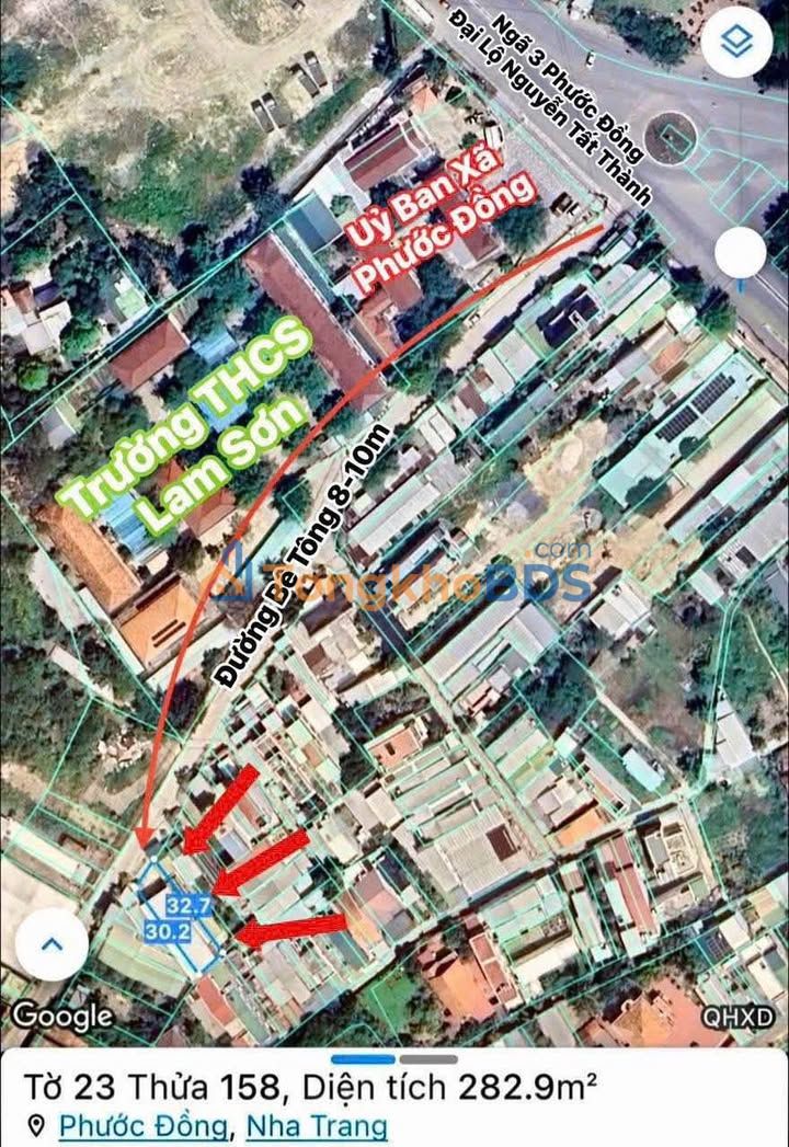 Đất nền Phước Đồng Nha Trang 282m² 7.896 tỷ - Sổ đỏ chính chủ