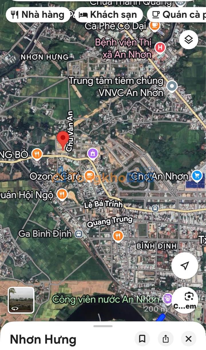 Đất Chu Văn An An Nhơn 100m² giá 1.2 tỷ - Xây dựng tự do