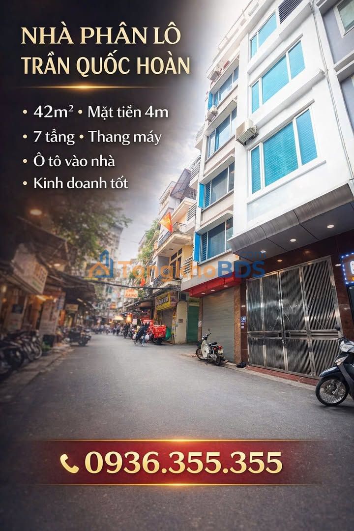 Nhà Trần Quốc Hoàn 42m² 2 tỷ - Ô tô vào nhà kinh doanh