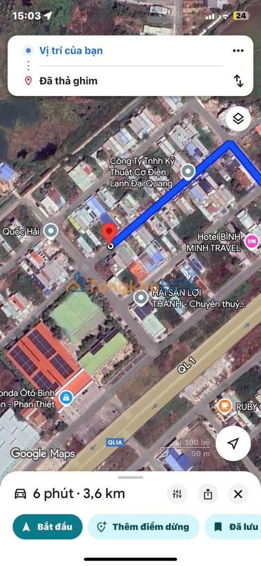 Đất Nền Sông Bình, Bắc Bình 100m² Hướng Đông Nam - Giá 1.85 Tỷ