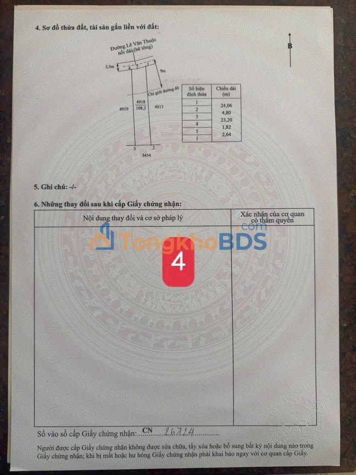Đất nền Thị trấn Cần Giuộc 120m2 1,08 tỷ - Sổ đỏ chính chủ