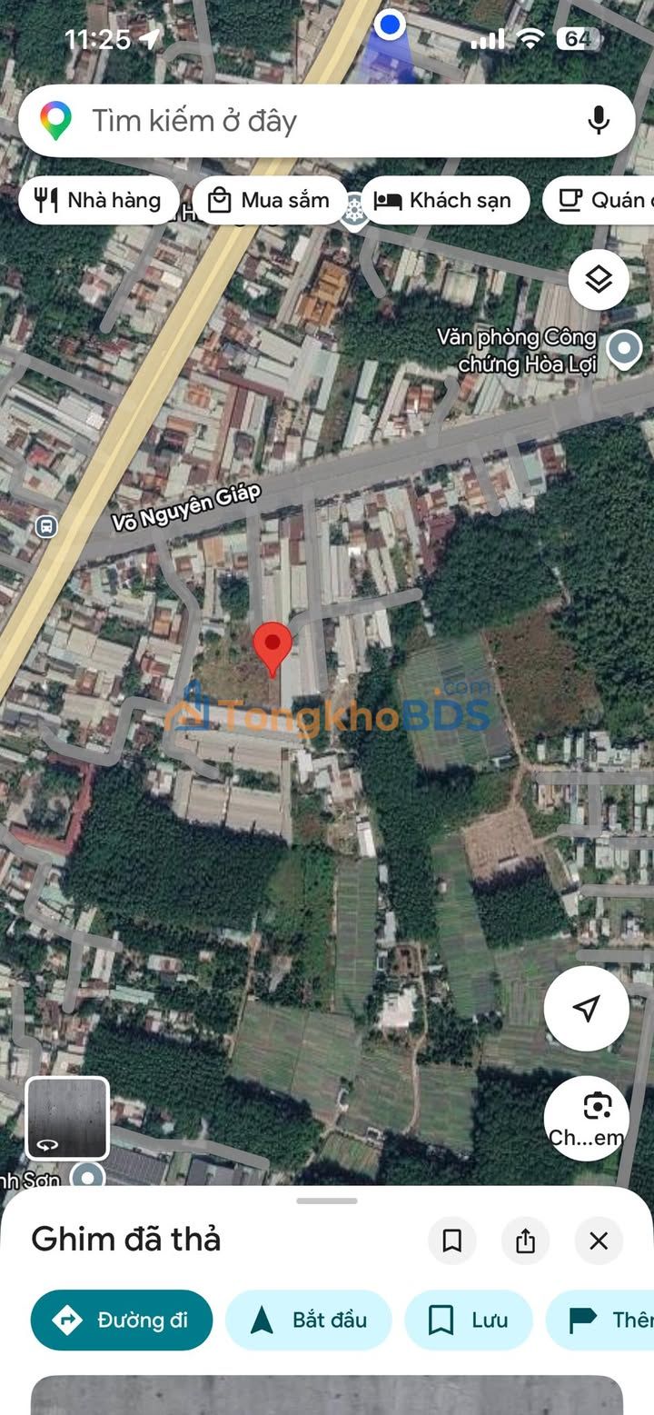 Đất nền Hòa Lợi Bến Cát 378m² 3 tỷ - Sổ đỏ chính chủ