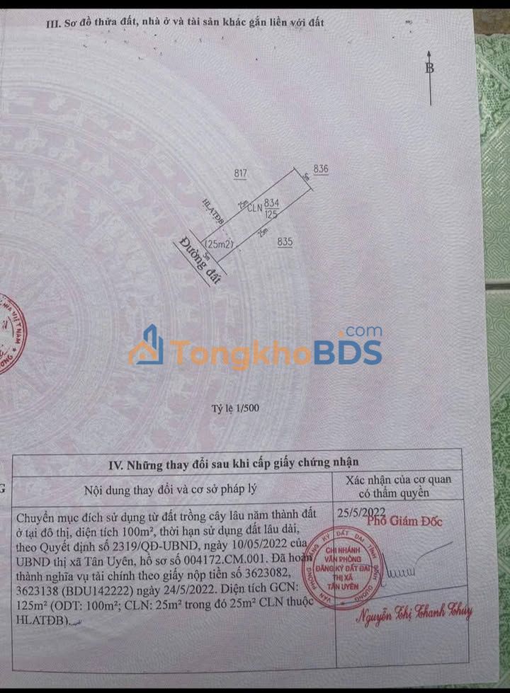 Nhà phố Tân Uyên 125m² giá 2.2 tỷ - Mặt tiền kinh doanh