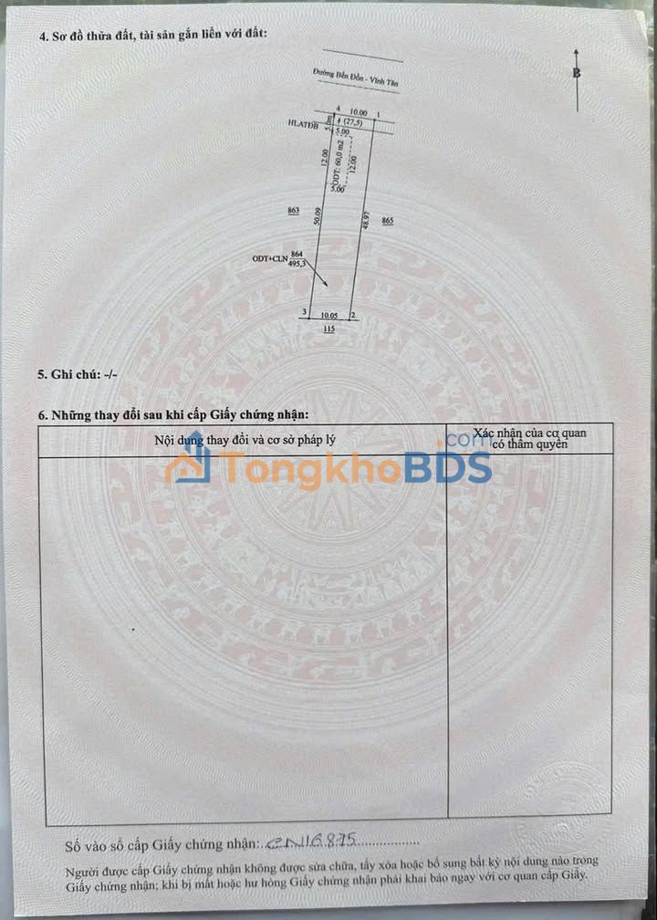 FrontHouse Phường Hòa Lợi 500m² 5 tỷ - Mặt tiền kinh doanh đỉnh