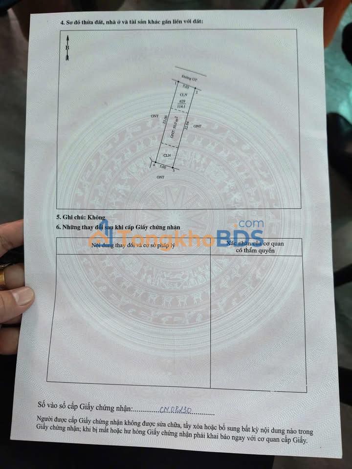 Đất nền Đào Xá Thanh Thủy 114m² - Sổ đỏ chính chủ hiếm có