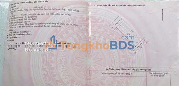 Đất nền Chúc Sơn 69m² 7 tỷ - Sổ đỏ chính chủ