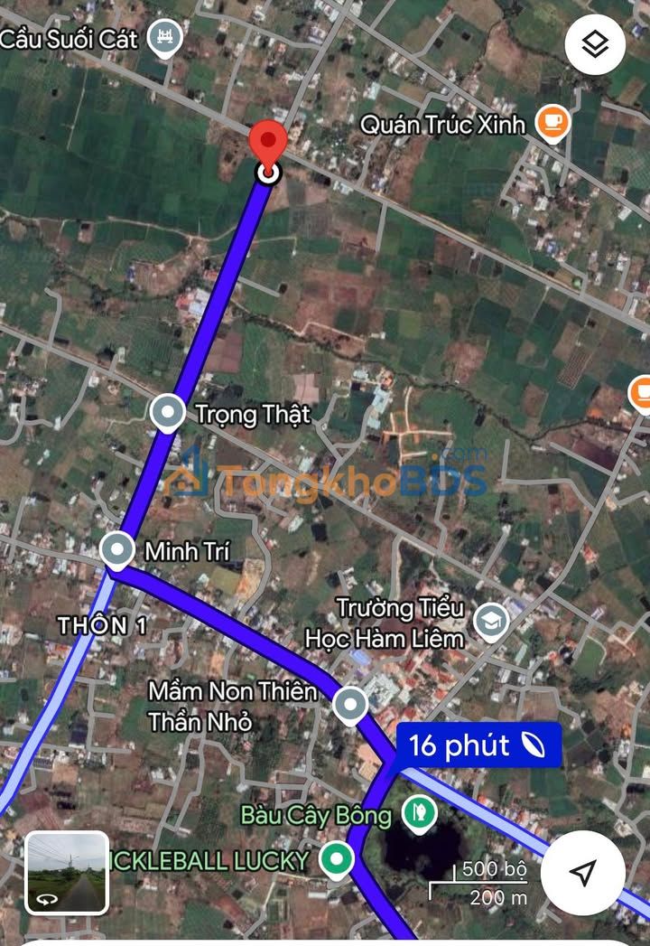 Đất thổ cư Hàm Liêm 150m² 890 triệu - Sổ đỏ chính chủ