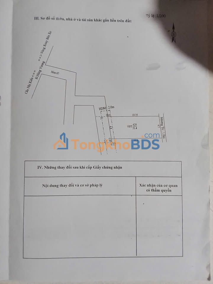 Đất nền Hẻm 67 Hùng Vương Châu Thành 51m² 1,9 tỷ - Sổ đỏ chính chủ