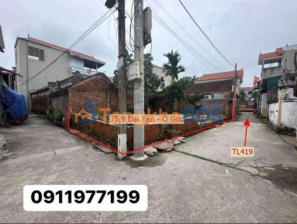 Đất nền TL419 Đại Yên 76m² – Sổ đỏ chính chủ