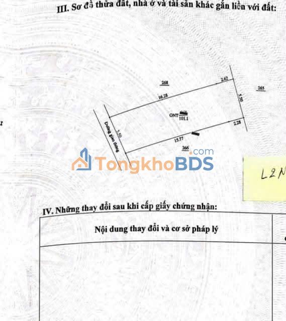 Đất nền Thôn Chùa Minh Đức 101m² 700tr - Sổ đỏ chính chủ