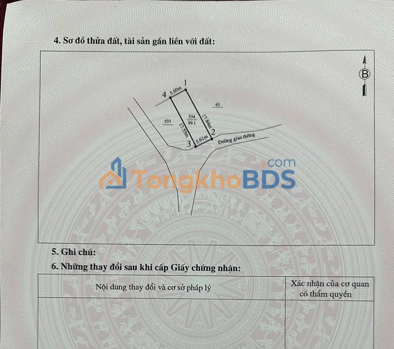 Đất Hùng Sơn Lâm Thao 99m² 580 triệu - Sổ hồng sẵn