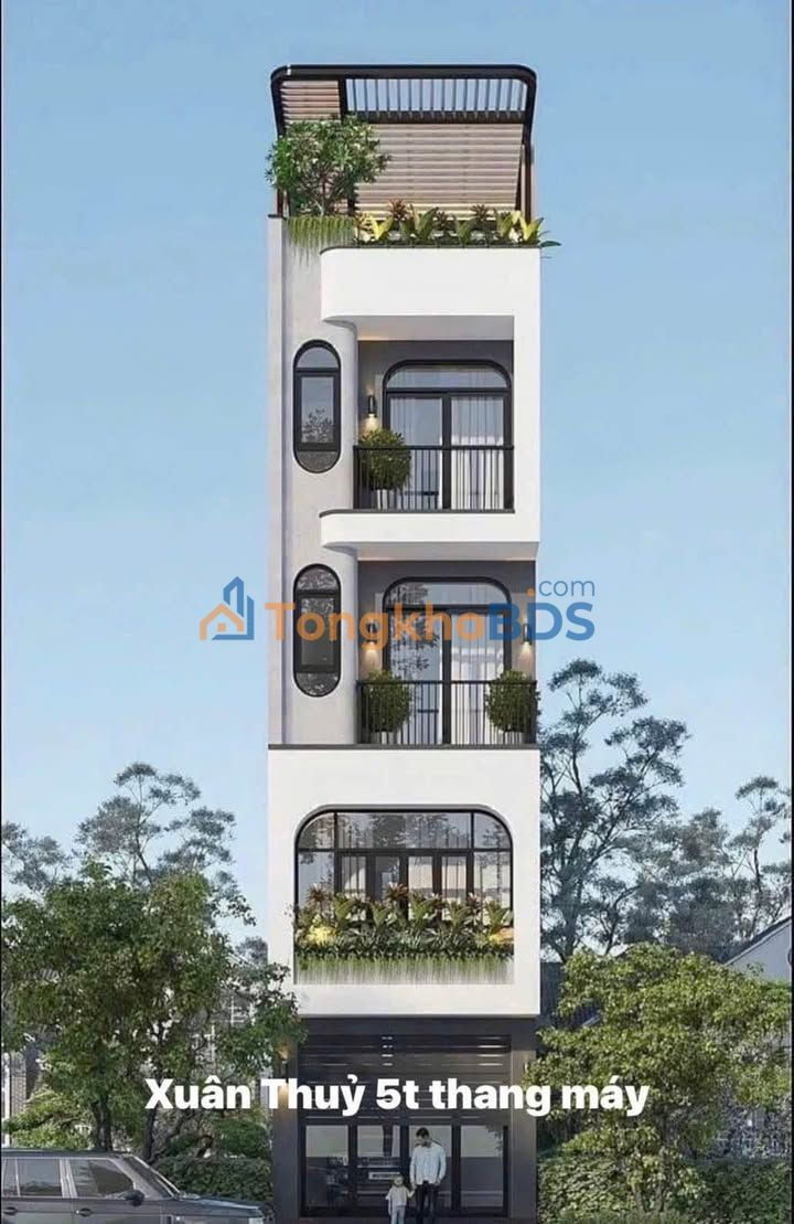 Nhà 5 Tầng Thang Máy - 90m² Mặt Tiền Rộng, Hướng Tây Tứ Trạch Tại Bãi Viên, Xuân Trường