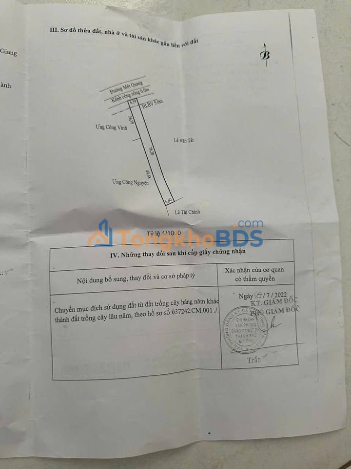 Bán Đất Tặng Nhà Cấp 4, 500m² Đường 1, Củ Chi - Giá 1.6 Tỷ