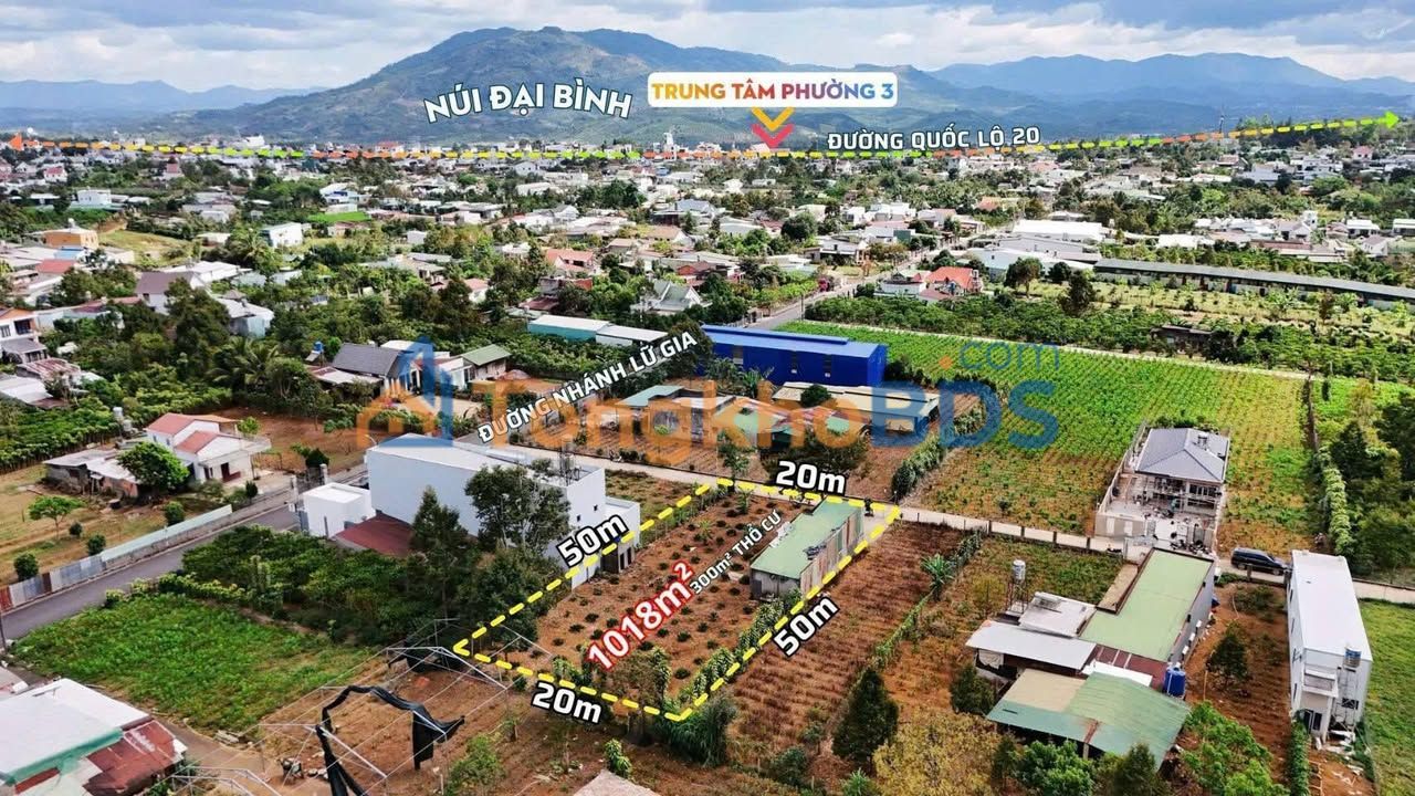 Đất nền Lộc Châu Bảo Lộc 1000m² 4.6 tỷ - Sổ đỏ chính chủ