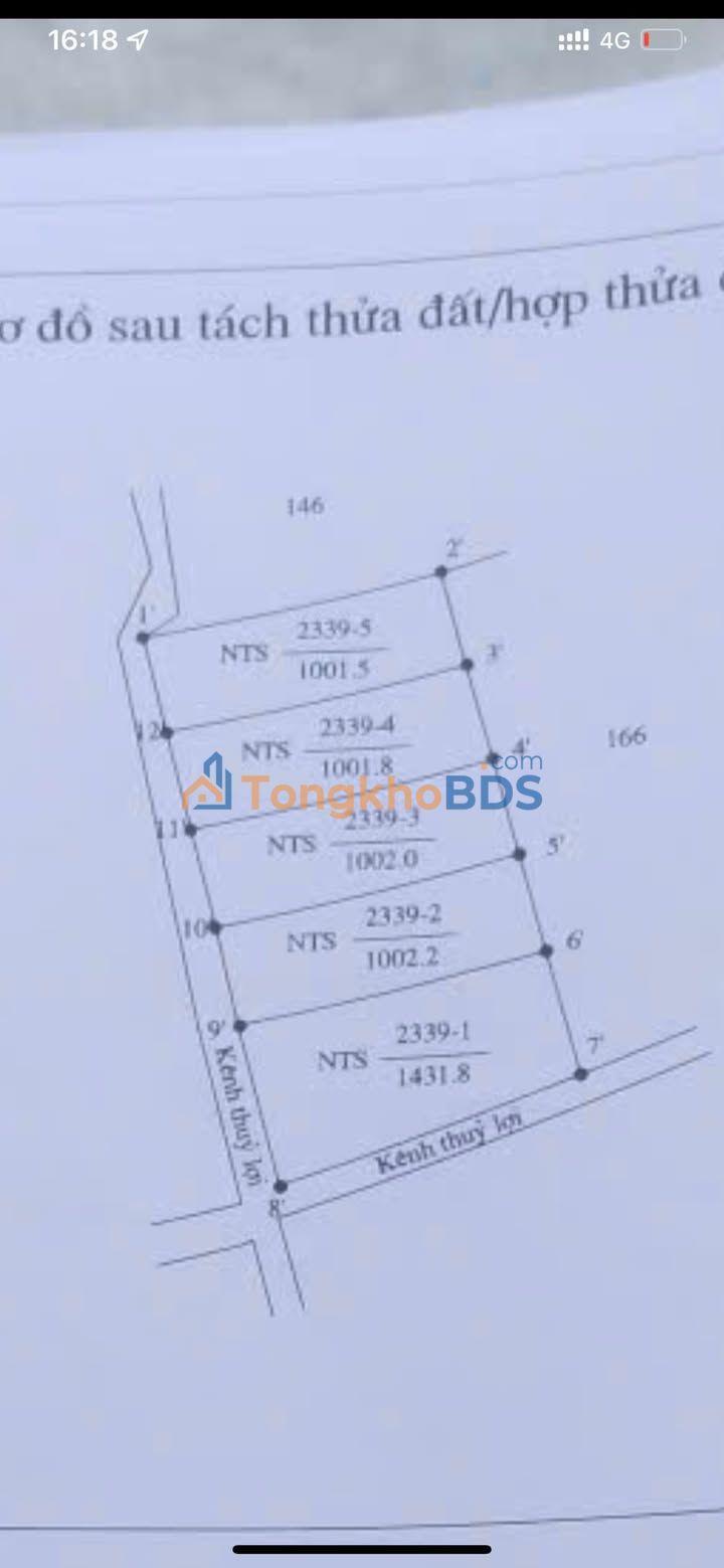 Đất nền 1000m² Sổ Đỏ Giá Tốt - Hiệp Thành, Bạc Liêu